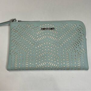 Stella & Dot eyelet clutch bag.